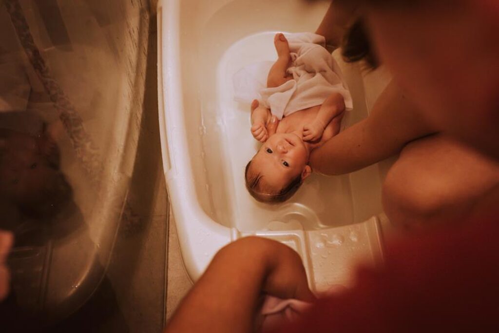 personalized baby bathing routine