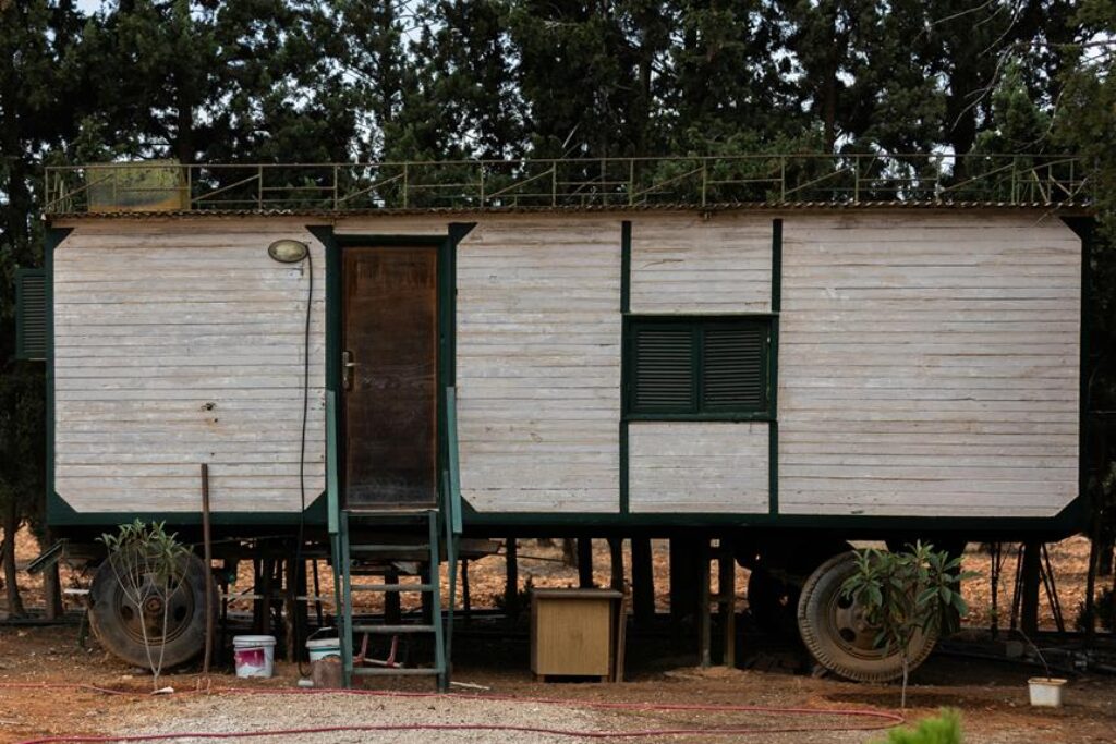 well prepared camper enjoys nature